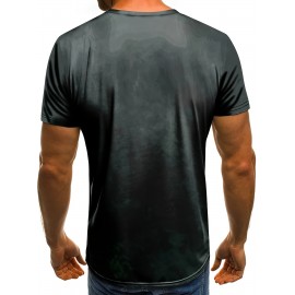 Christian Cross Print, Men's Graphic Design Crew Neck Active T-shirt, Casual Comfy Tees Tshirts For Summer, Men's Clothing Tops For Daily Gym Workout Running, Men's Clothing Christian Cross Print, Men's Graphic Design Crew Neck Active T-shirt, Casual Comfy Tees Tshirts For Summer, Men's Clothing Tops For Daily Gym Workout Running, Men's Clothing