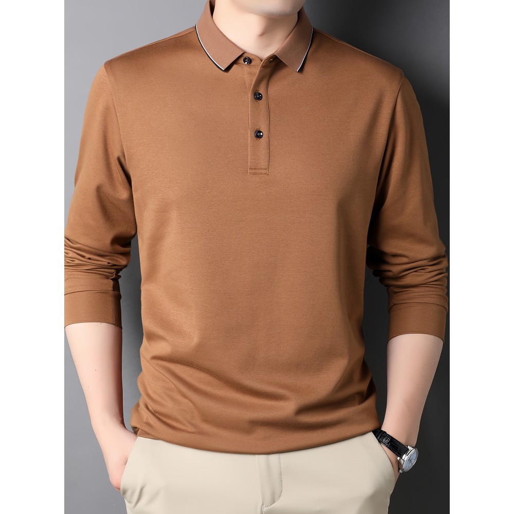Cool 100% Wool Knitted Sweater For Men, Men's Casual Solid Pullover Knit Sweater Streetwear For Winter Fall, As Gifts Cool 100% Wool Knitted Sweater For Men, Men's Casual Solid Pullover Knit Sweater Streetwear For Winter Fall, As Gifts