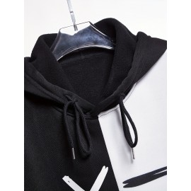 Creative Pattern Print, Men's 2Pcs Outfits, Casual Hoodies Long Sleeve Hooded Sweatshirt And Sweatpants Joggers Set For Spring Fall, Men's Clothing Creative Pattern Print, Men's 2Pcs Outfits, Casual Hoodies Long Sleeve Hooded Sweatshirt And Sweatpants Joggers Set For Spring Fall, Men's Clothing