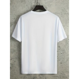 Hands Money Print, Men's T-shirt, Round Neck Short Sleeve Tops, Patterned T-shirt, Men's Summer Wear, Men's Clothing Hands Money Print, Men's T-shirt, Round Neck Short Sleeve Tops, Patterned T-shirt, Men's Summer Wear, Men's Clothing
