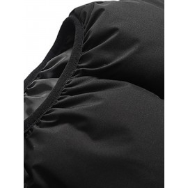 Men's solid Hooded Puffer Vest for autumn and winter Men's solid Hooded Puffer Vest for autumn and winter