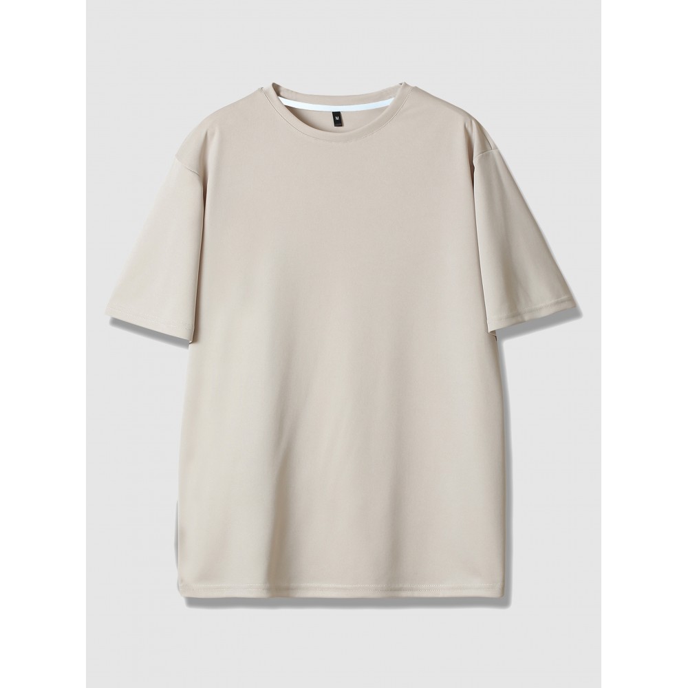 Men's Breathable Moisture-wicking Short Sleeve T-shirt For Spring And Summer Men's Breathable Moisture-wicking Short Sleeve T-shirt For Spring And Summer