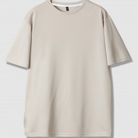 Men's Breathable Moisture-wicking Short Sleeve T-shirt For Spring And Summer Men's Breathable Moisture-wicking Short Sleeve T-shirt For Spring And Summer