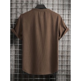 Solid Men's Casual Lightweight Short Sleeve Crew Neck Summer T-shirt Solid Men's Casual Lightweight Short Sleeve Crew Neck Summer T-shirt