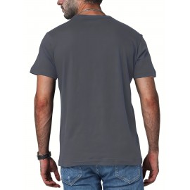 Jesus Calling Pattern Print Men's Comfy T-shirt, Graphic Tee Men's Summer Outdoor Clothes, Men's Clothing, Tops For Men Jesus Calling Pattern Print Men's Comfy T-shirt, Graphic Tee Men's Summer Outdoor Clothes, Men's Clothing, Tops For Men