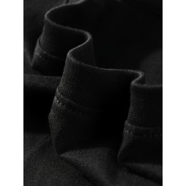5pcs Men's Solid Cotton Lightweight Crew Neck T-Shirts Set For Summer Sports, Gift For Men 5pcs Men's Solid Cotton Lightweight Crew Neck T-Shirts Set For Summer Sports, Gift For Men