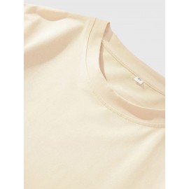 Cotton Blend Cartoon Basketball Print, Men's Graphic Design Crew Neck Novel T-shirt, Casual Comfy Drop Shoulder Loose Tees For Summer, Men's Clothing For Daily Vacation Resorts Cotton Blend Cartoon Basketball Print, Men's Graphic Design Crew Neck Novel T-shirt, Casual Comfy Drop Shoulder Loose Tees For Summer, Men's Clothing For Daily Vacation Resorts