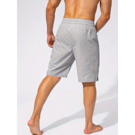 Men's Zip Pocket Sports Shorts, Swimwear, Quick Dry Lightweight Breathable UV Protection Beach Swimming Trunks (No Mesh Lining) Men's Zip Pocket Sports Shorts, Swimwear, Quick Dry Lightweight Breathable UV Protection Beach Swimming Trunks (No Mesh Lining)