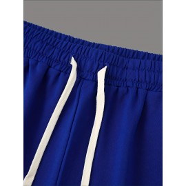 Graphic Pattern Comfy Shorts, Men's Casual Slightly Stretch Elastic Waist Drawstring Shorts For Summer Basketball Beach Resort Graphic Pattern Comfy Shorts, Men's Casual Slightly Stretch Elastic Waist Drawstring Shorts For Summer Basketball Beach Resort