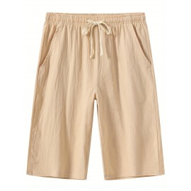 Men's Comfy Casual Cotton Shorts, Summer Clothing Men's Comfy Casual Cotton Shorts, Summer Clothing