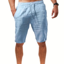 Men's Comfy Casual Cotton Shorts, Summer Clothing Men's Comfy Casual Cotton Shorts, Summer Clothing
