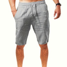 Men's Comfy Casual Cotton Shorts, Summer Clothing Men's Comfy Casual Cotton Shorts, Summer Clothing