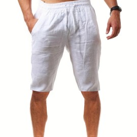 Men's Comfy Casual Cotton Shorts, Summer Clothing Men's Comfy Casual Cotton Shorts, Summer Clothing