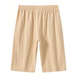 Men's Comfy Casual Cotton Shorts, Summer Clothing Men's Comfy Casual Cotton Shorts, Summer Clothing