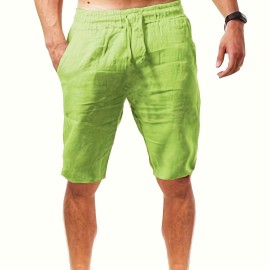 Men's Comfy Casual Cotton Shorts, Summer Clothing Men's Comfy Casual Cotton Shorts, Summer Clothing