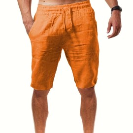 Men's Comfy Casual Cotton Shorts, Summer Clothing Men's Comfy Casual Cotton Shorts, Summer Clothing