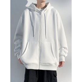 Men's Hooded Jacket Casual Long Sleeve Hoodies With Zipper Gym Sports Hooded Coat For Spring Fall Men's Hooded Jacket Casual Long Sleeve Hoodies With Zipper Gym Sports Hooded Coat For Spring Fall