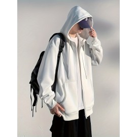 Men's Hooded Jacket Casual Long Sleeve Hoodies With Zipper Gym Sports Hooded Coat For Spring Fall Men's Hooded Jacket Casual Long Sleeve Hoodies With Zipper Gym Sports Hooded Coat For Spring Fall