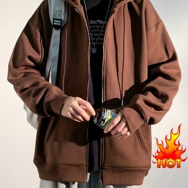 Men's Hooded Jacket Casual Long Sleeve Hoodies With Zipper Gym Sports Hooded Coat For Spring Fall Men's Hooded Jacket Casual Long Sleeve Hoodies With Zipper Gym Sports Hooded Coat For Spring Fall