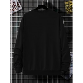 Men's Pullover Round Neck Long Sleeve Sweatshirt Letter  Men's Pullover Round Neck Long Sleeve Sweatshirt Letter