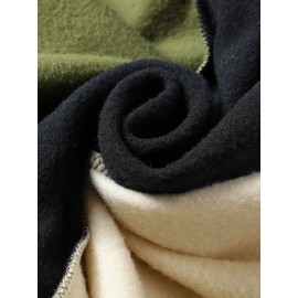 Color Block Hoodie, Cool Hoodies For Men, Men's Casual Graphic Design Pullover Hooded Sweatshirt With Kangaroo Pocket Streetwear For Winter Fall, As Gifts Color Block Hoodie, Cool Hoodies For Men, Men's Casual Graphic Design Pullover Hooded Sweatshirt With Kangaroo Pocket Streetwear For Winter Fall, As Gifts