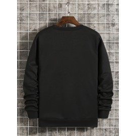 Men's Casual Color Block Pullover Sweatshirt, Street Style Long Sleeve Sweatshirt For Autumn And Winter Best Sellers Men's Casual Color Block Pullover Sweatshirt, Street Style Long Sleeve Sweatshirt For Autumn And Winter Best Sellers