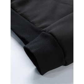New Men's Casual Fashionable Solid Color Crew Neck Sweatshirts For Autumn And Winter New Men's Casual Fashionable Solid Color Crew Neck Sweatshirts For Autumn And Winter