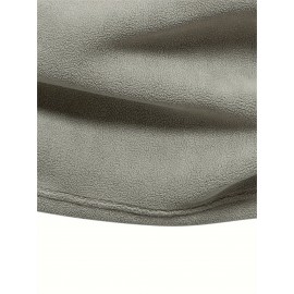 Men's Corduroy Stand Collar Zip Up V Neck Sweatshirt Pullover For Men Solid Sweatshirts For Winter Fall Long Sleeve Tops Men's Corduroy Stand Collar Zip Up V Neck Sweatshirt Pullover For Men Solid Sweatshirts For Winter Fall Long Sleeve Tops