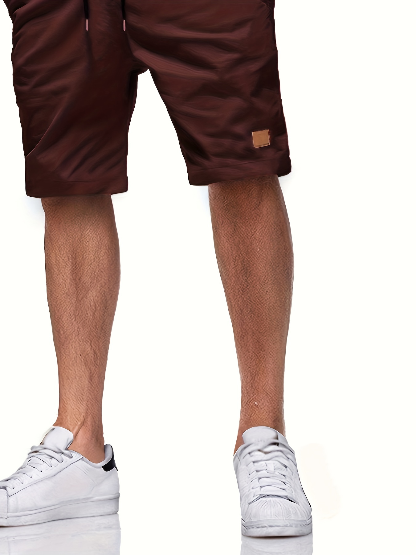 mens cut off drawstring shorts details 8