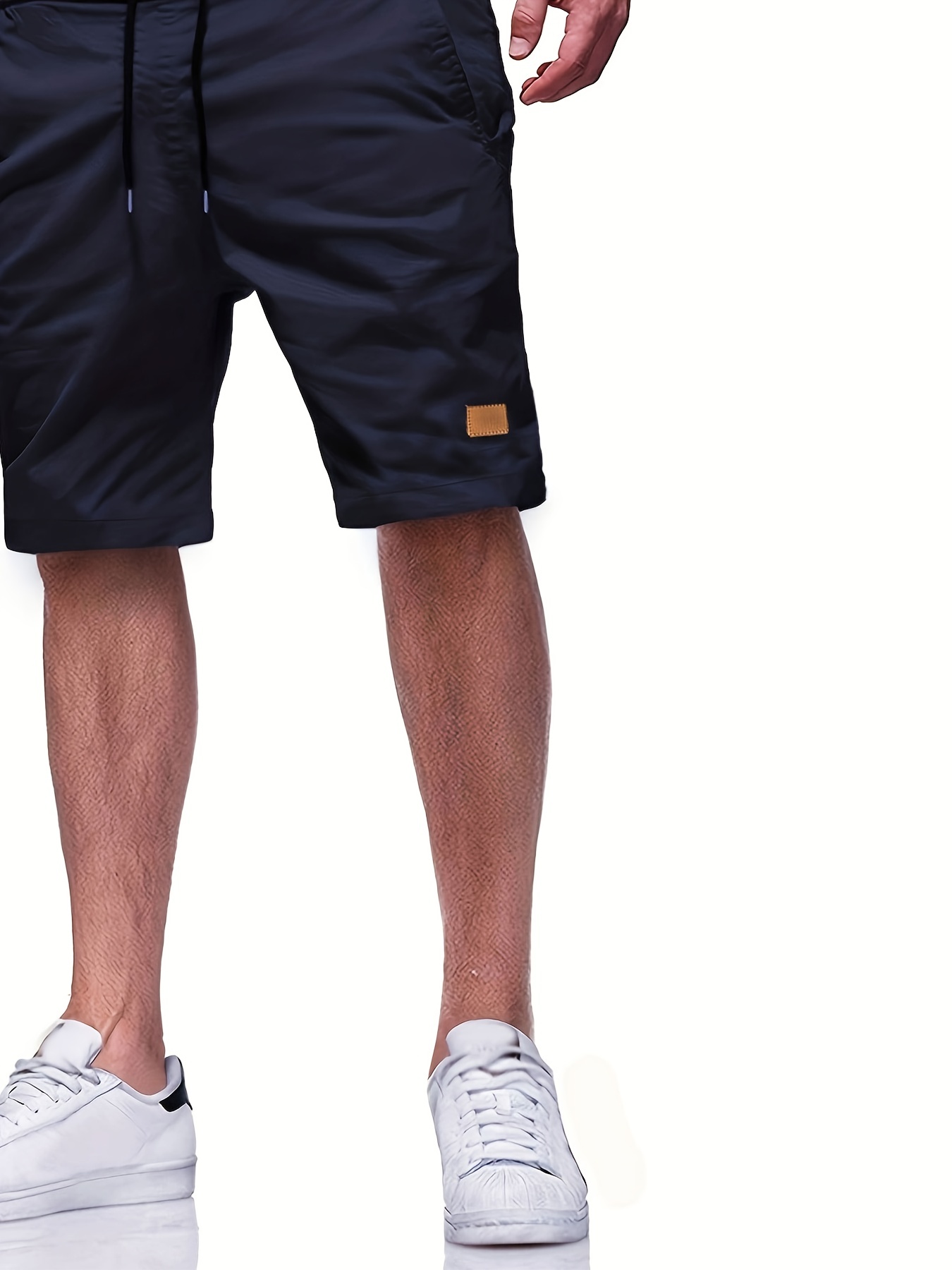 mens cut off drawstring shorts details 29