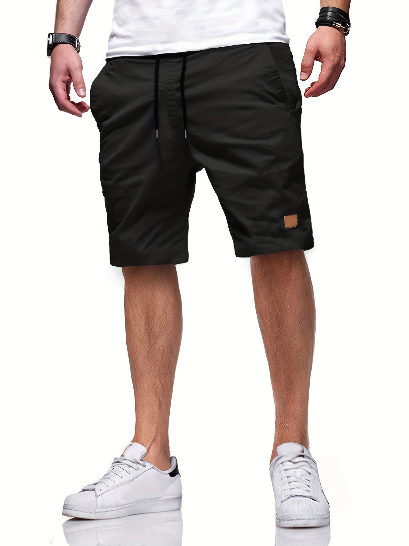 mens cut off drawstring shorts details 46