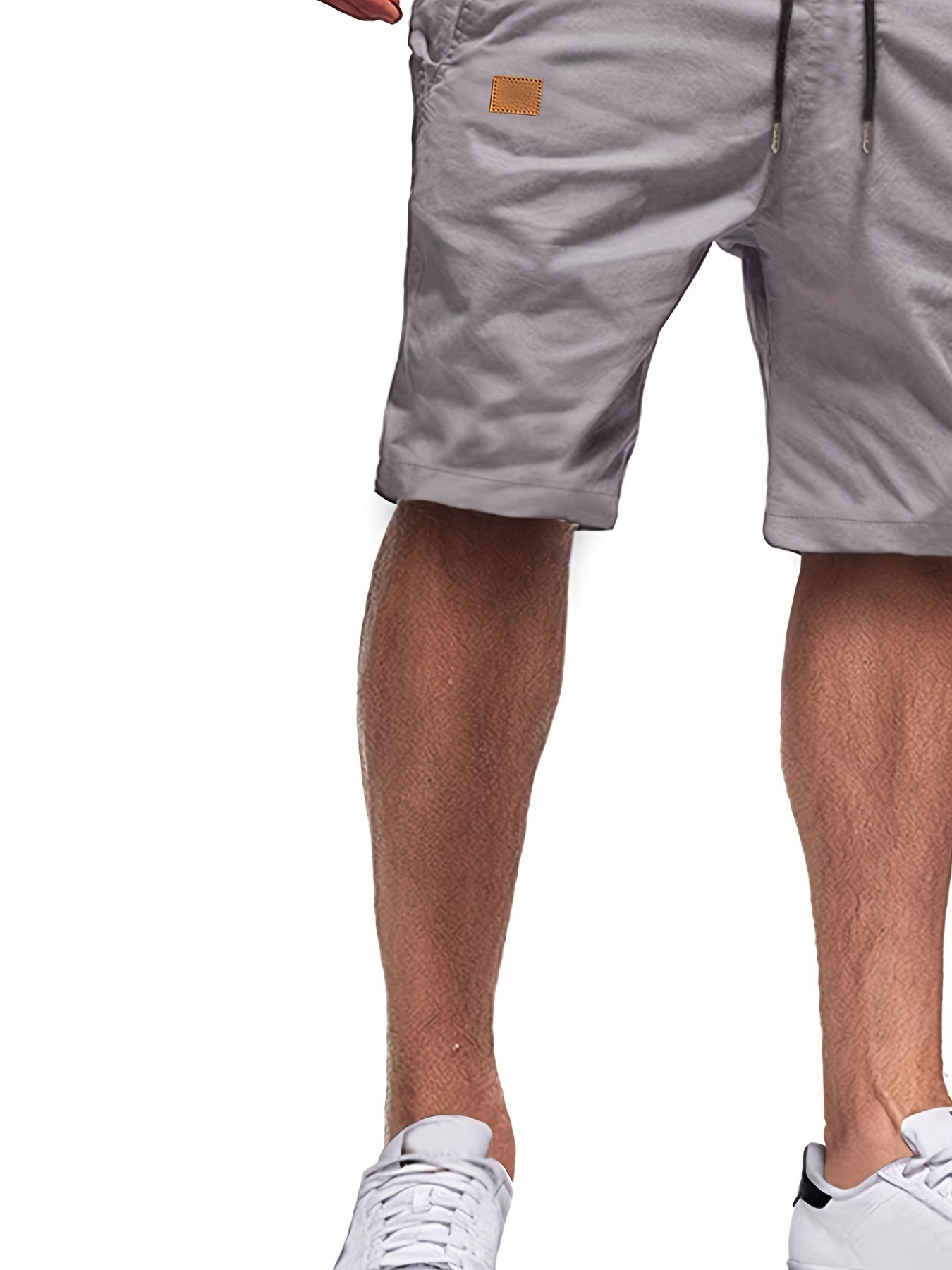 mens casual cargo shorts drawstring beach golf shorts for summer outdoor activities details 29