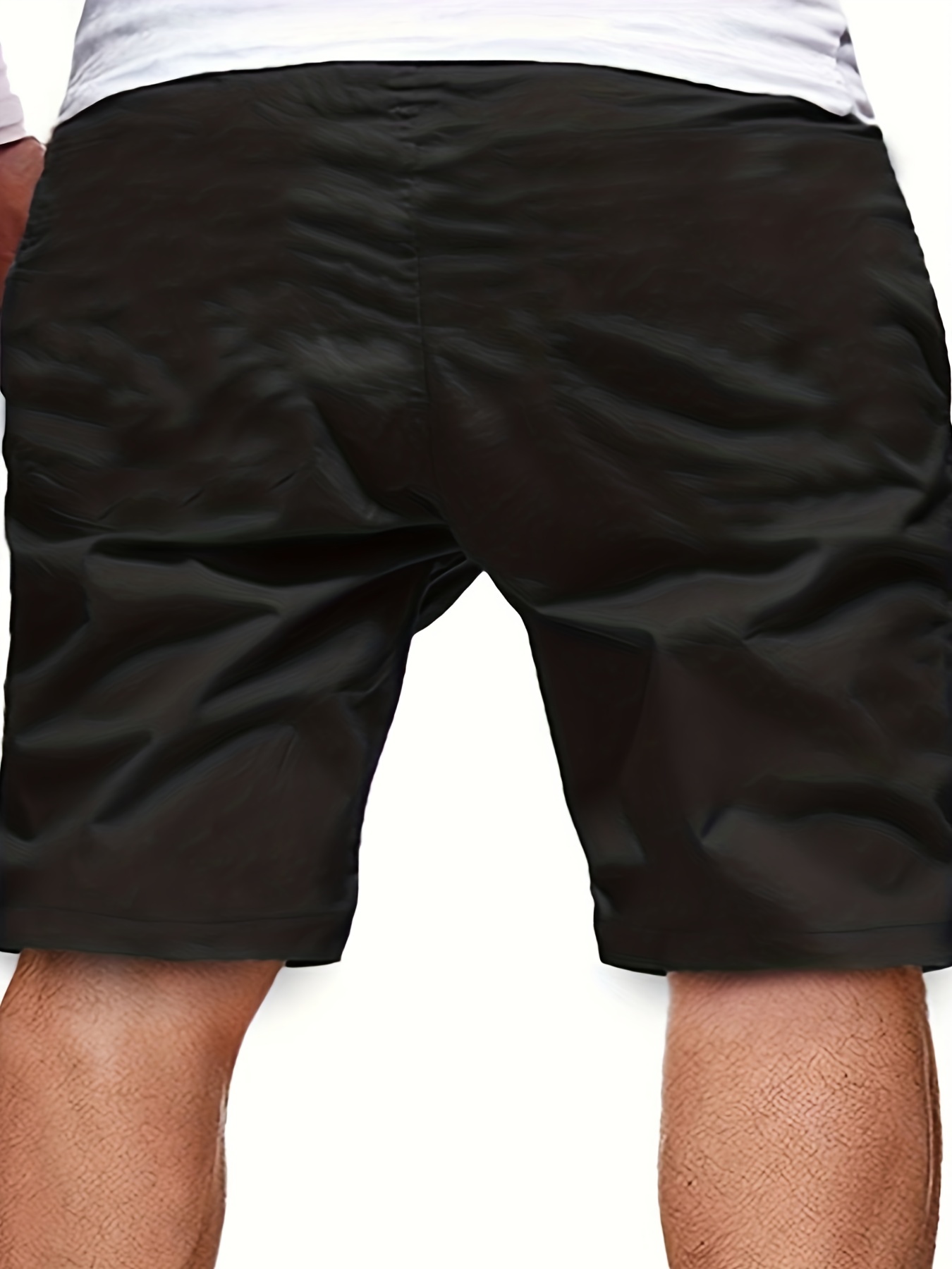 mens casual cargo shorts drawstring beach golf shorts for summer outdoor activities details 33